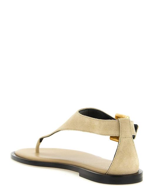 Balmain Natural Anthem Sandals