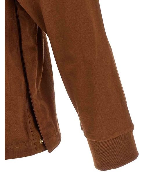 Sacai Brown T-Shirt Capsule X Carhartt Wip