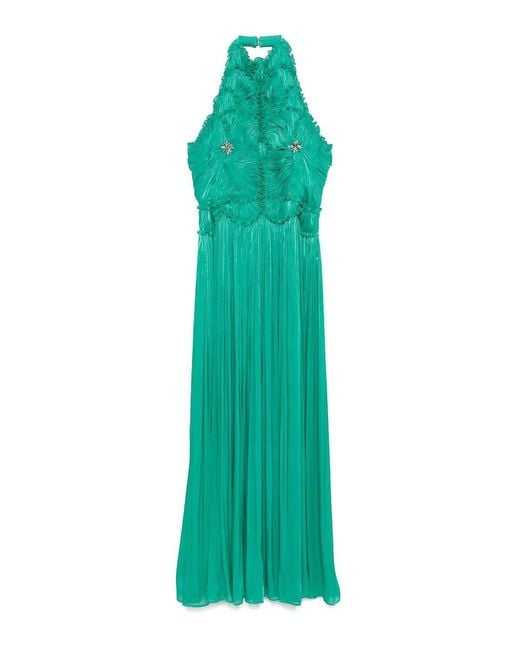 Costarellos Green Midi Dress
