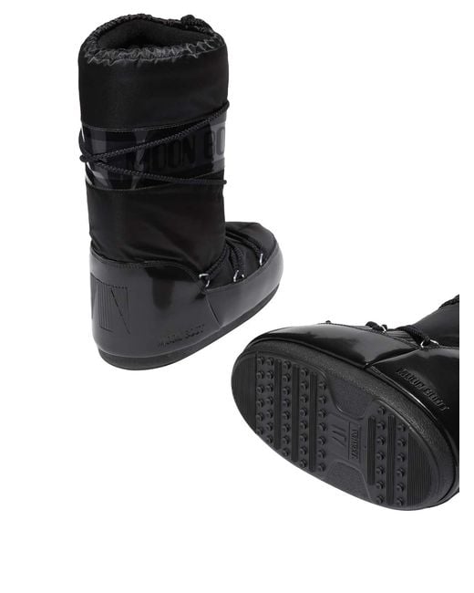 Moon Boot Black Icon Glance Boot for men