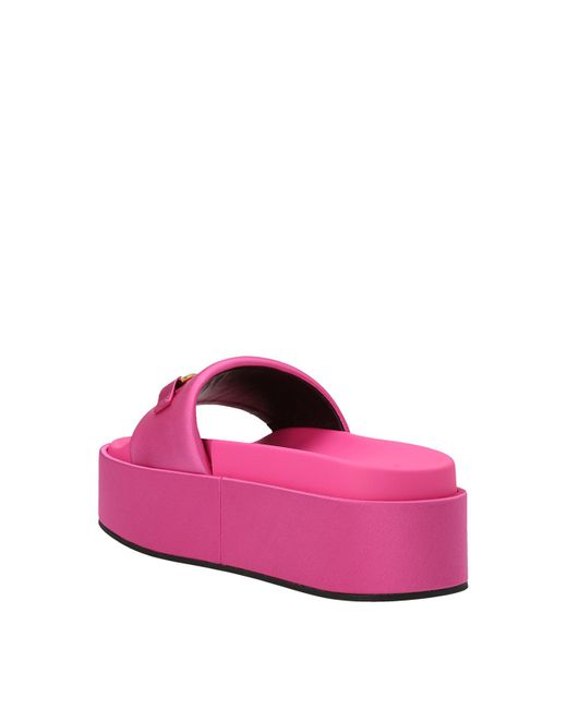Versace Pink Medusa biggie Sandals