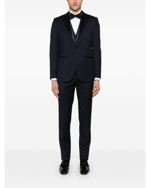 Corneliani Blue Wool Suit for men