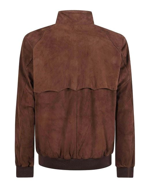 Baracuta Brown Suede Jacket for men