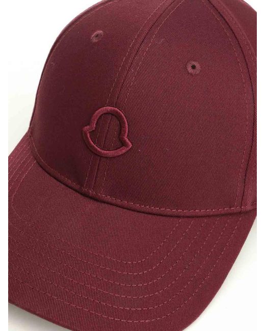 Berretto Da Baseball di Moncler in Red