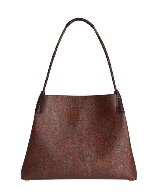 Etro Brown Libra Medium Tote