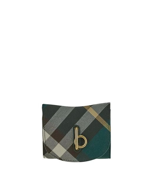 Burberry Green Tri-fold Wallet