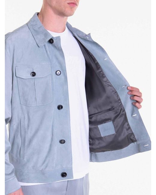 Giacca di Brioni in Blue da Uomo