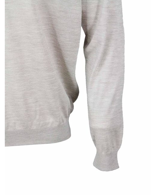 Malo Gray Sweater for men