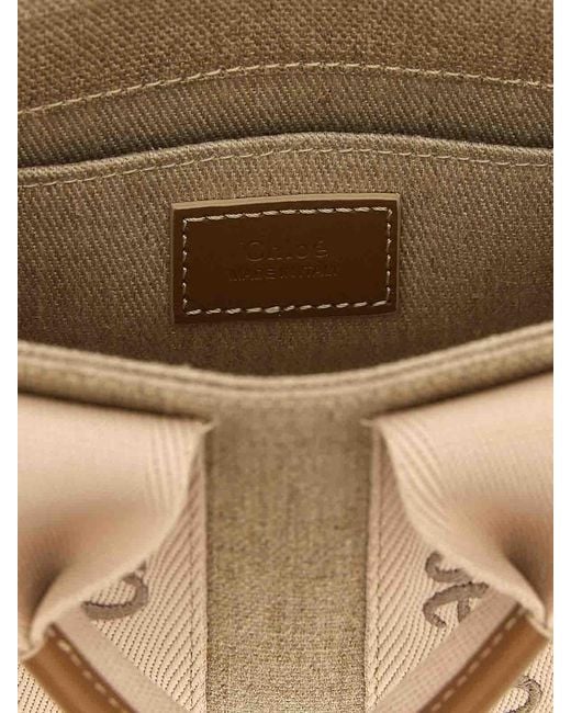 Chloé Metallic Woody Mini Handbag