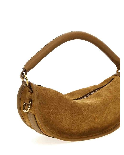 Burberry Brown B Clip Mini Shoulder Bag