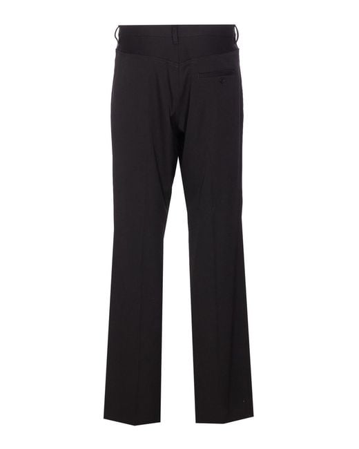 Balenciaga Blue Straight Tailored Pants for men