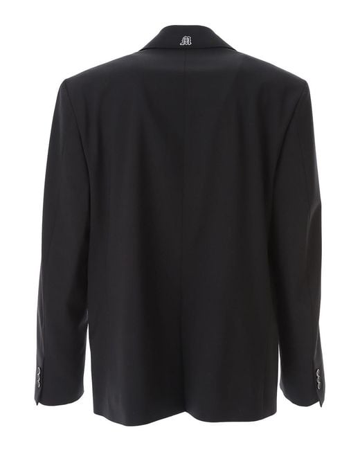 MSGM Black Guarantee Jacket for men