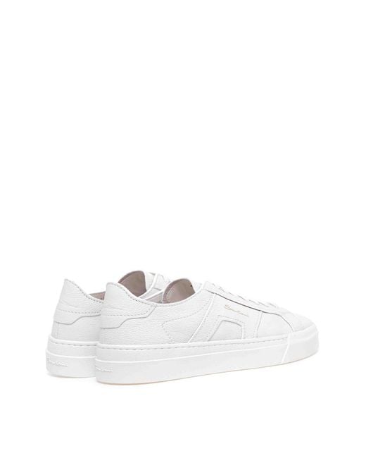 Santoni White Dbs Sneakers for men
