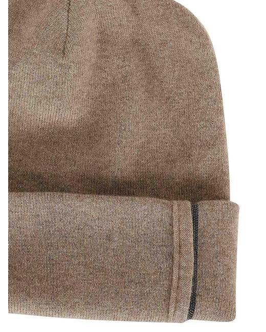 Brunello Cucinelli Brown Papalina