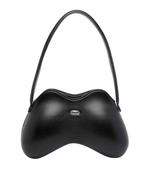 DIESEL Black Double-D Shoulder Bag