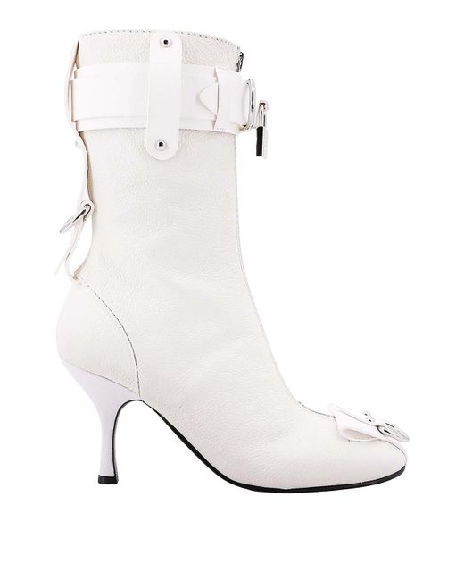 J.W. Anderson White Leather Boots