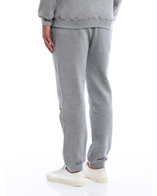 MSGM Gray Diadora Msgm Trousers for men