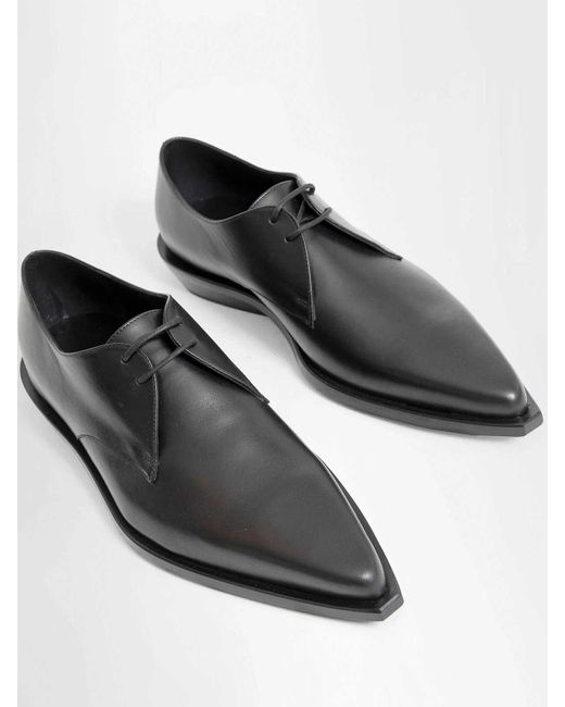 Ann Demeulemeester Black Jip Pointy Derby Shoes