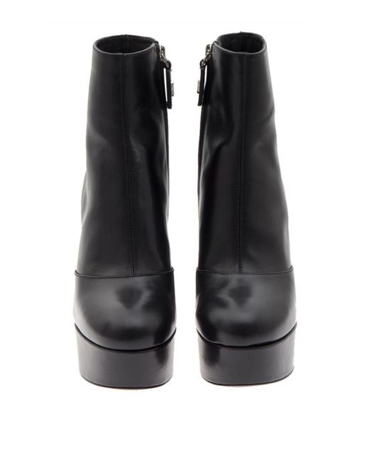 Marc Jacobs Black Leather Ankle Boots