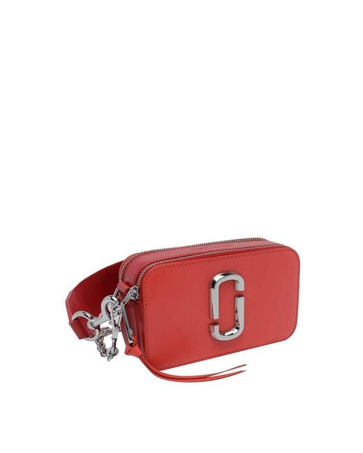 Marc Jacobs Red The Chain Snapshot Crossbody Bag