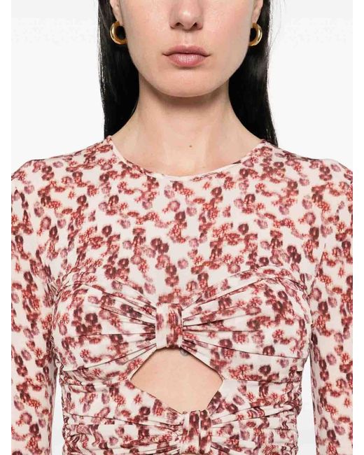 Isabel Marant Red Gladice Haut Top