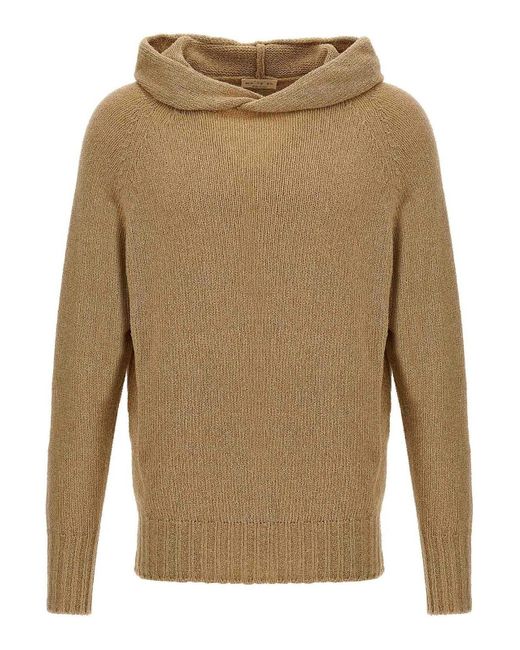 Ma'ry'ya Natural Hooded Jersey for men