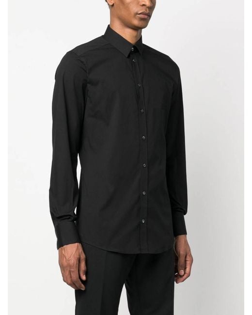 Dolce & Gabbana Black Long-Sleeve Shirt for men