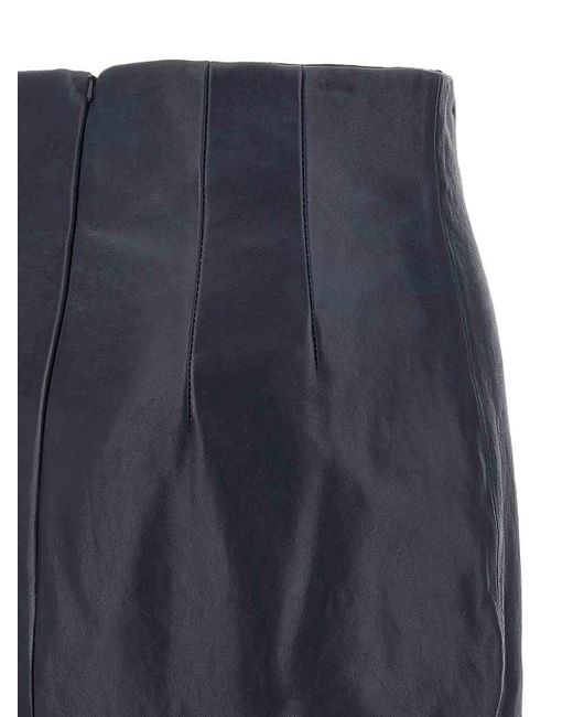 Khaite Blue Loxley Skirt