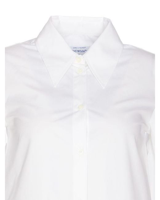 Off-White c/o Virgil Abloh White Overshirt Dress