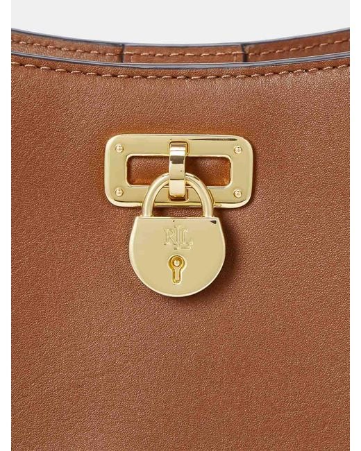 Ralph Lauren Brown Tanner Sm Sh-Shoulder Bag-Small