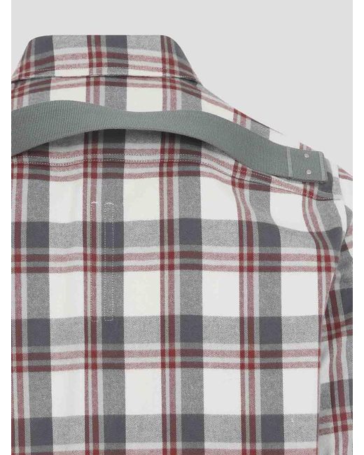 Rick Owens White Cotton Shirt for men