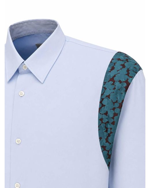 Dries Van Noten Blue Capers Shirt By for men