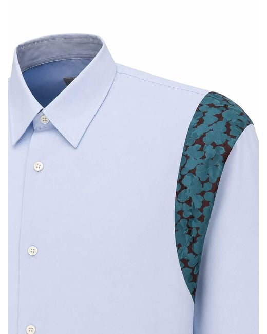 Dries Van Noten Blue Capers Shirt By for men