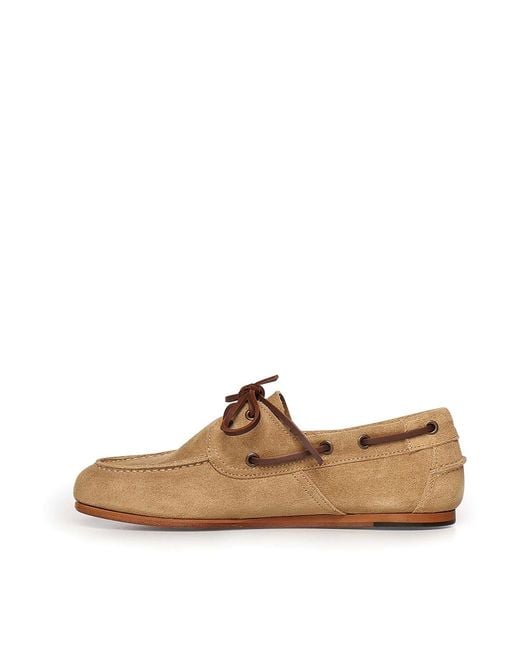 Sebago Brown Owen Tumbled Suede Loafers for men