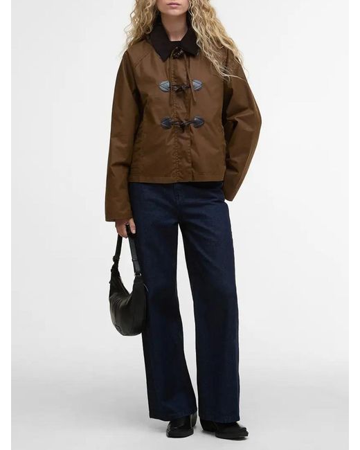 Barbour Brown Myra Wax Duffle