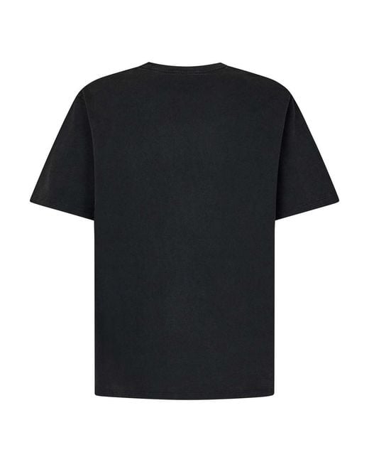 Balmain Black Vintage Cotton Jersey Loose-Fit T-Shirt for men