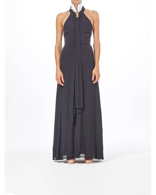 Karl Lagerfeld Blue Archive Long Dress