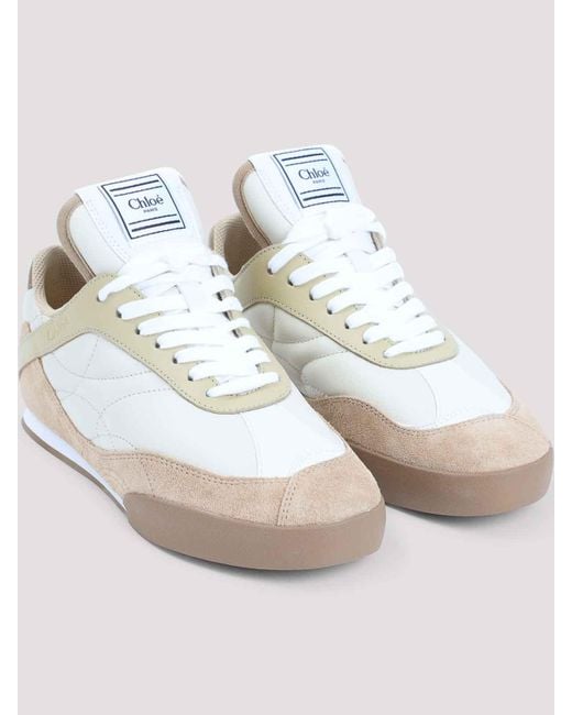 Chloé White Kick Sneakers