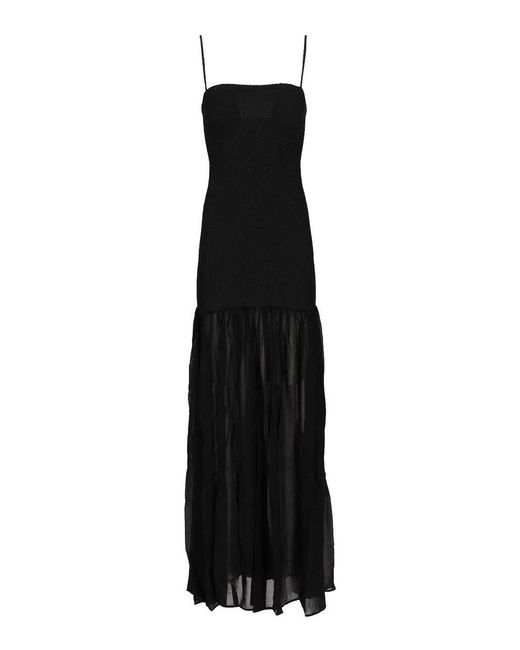Hunza G Black Hybrid Dress
