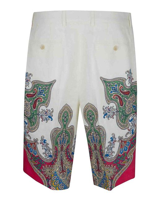 Etro Gray Shorts for men