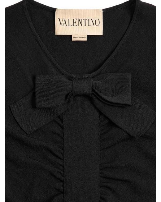 Valentino Garavani Black Knit Dress