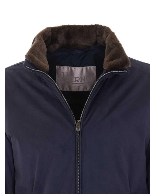 Herno Blue Heavy Jacket
