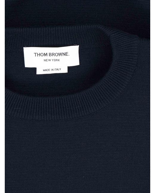 Thom Browne Blue Sweater for men
