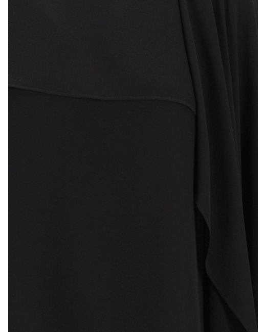MM6 by Maison Margiela Black Long-Sleeved Top
