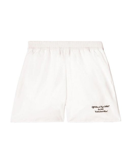 Off-White c/o Virgil Abloh White Shorta