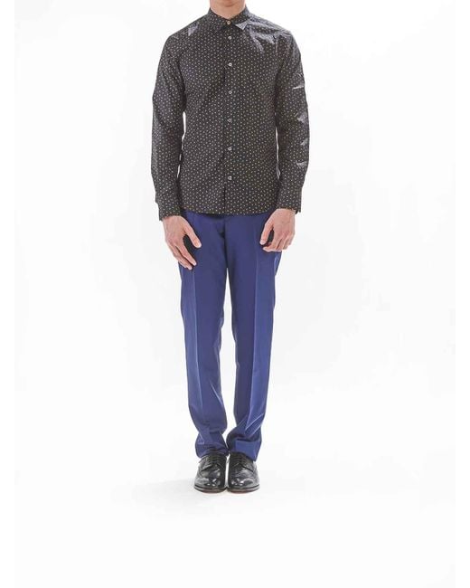 Paul Smith Gray Hearts Shirt for men