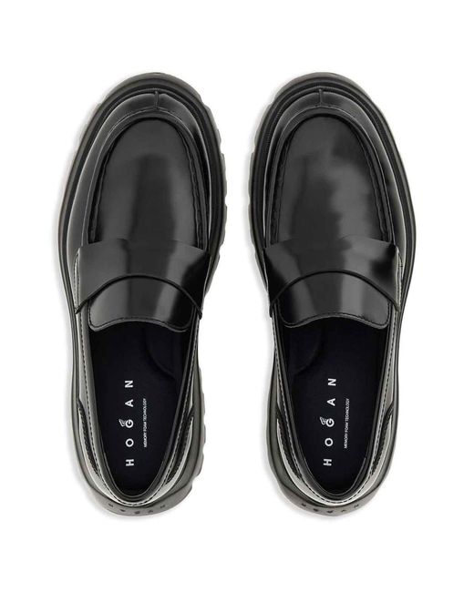 Hogan Black Mocassini Chunky H692 for men