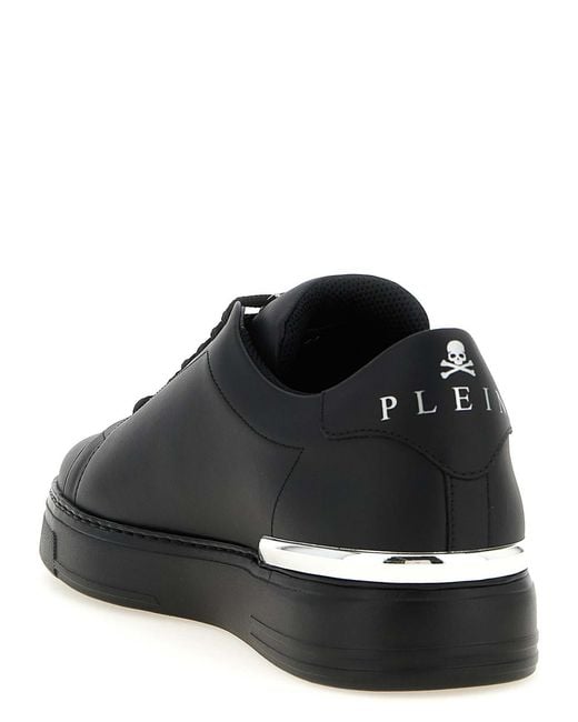Philipp Plein Black Hexagon Sneakers for men