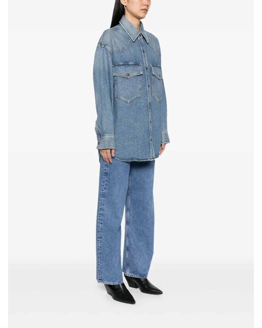 Agolde Blue Lotta Denim Jacket