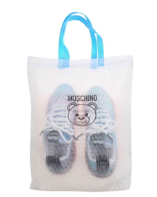 Moschino Blue Double Bubble Sneakers